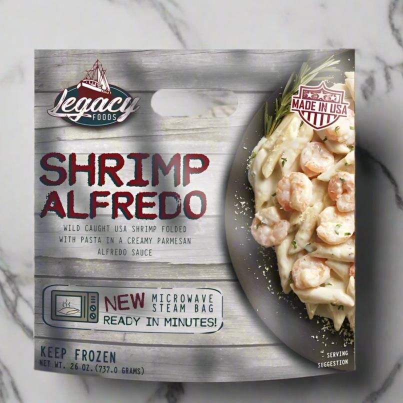 Steam Bag "Shrimp Alfredo"